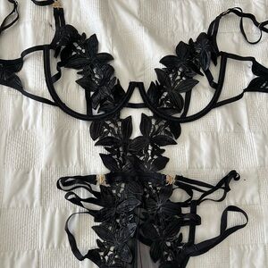 Bluebella Ophelia Body suit with matching cuffs and neck piece